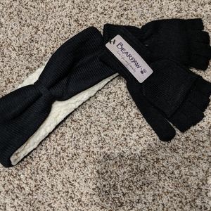 🆕 BearPaw Sherpa Earwarmer & Convertible Mittens